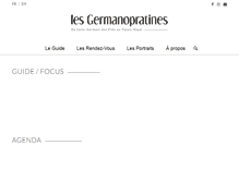 Tablet Screenshot of germanopratines.fr